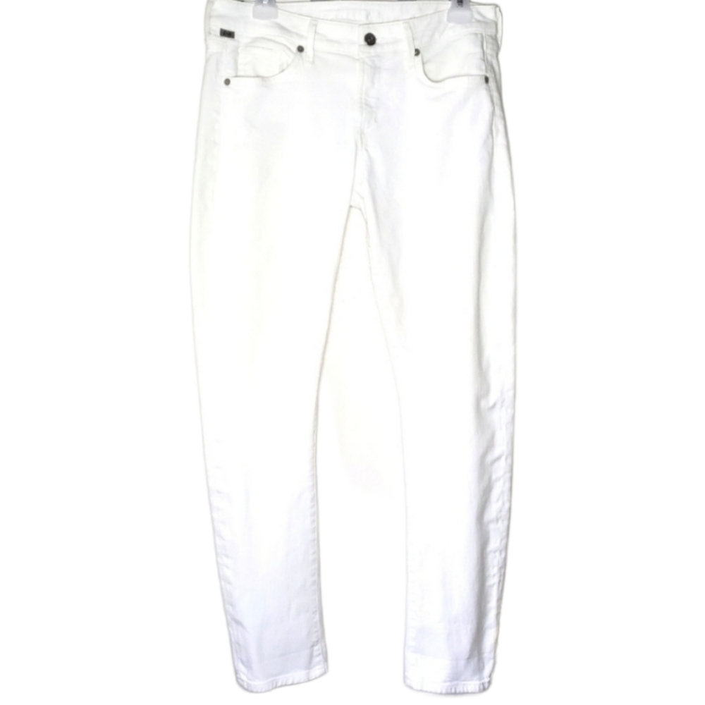 Citizens of Humanity Arielle midrise slim white jeans 29 - Picture 3 of 16